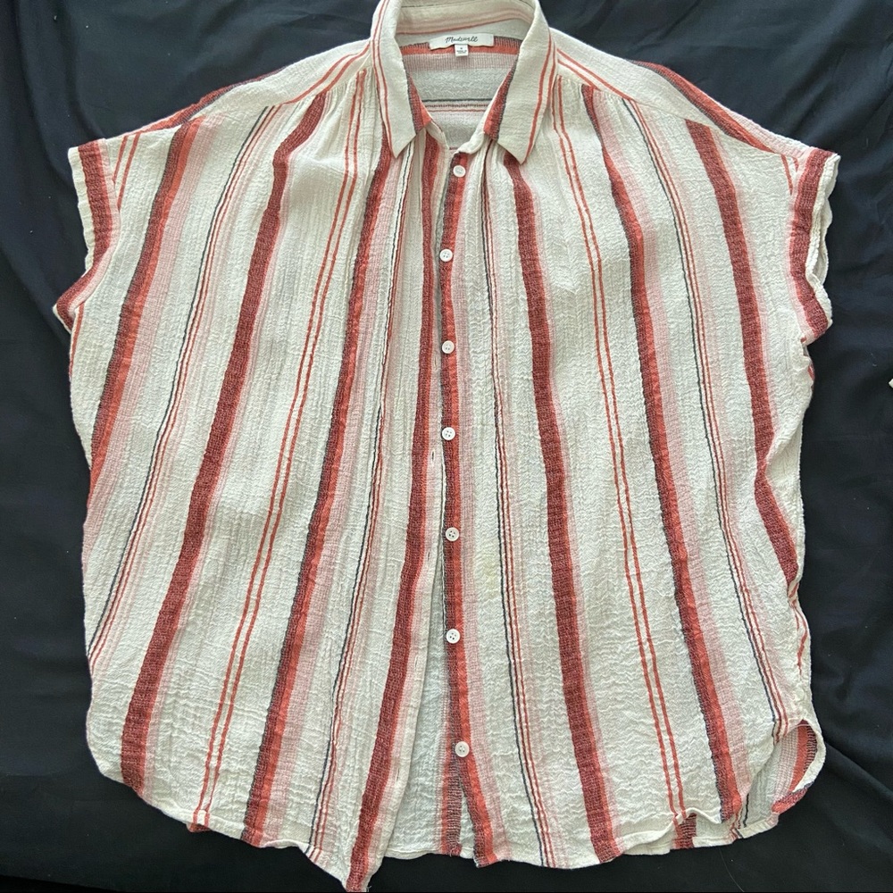 Madewell button tshirts tops